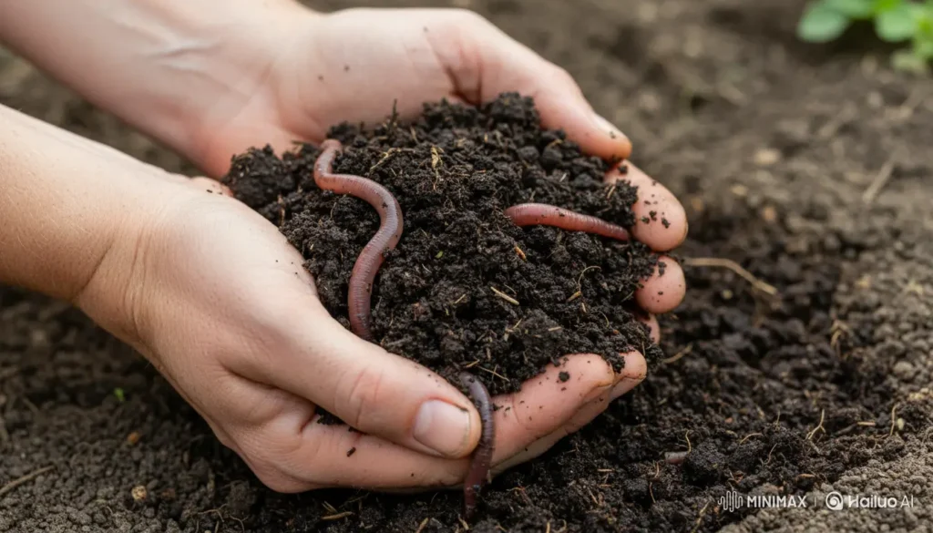 Cómo usar humus de lombriz en el huerto