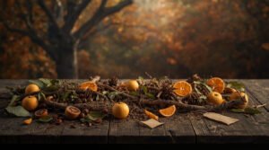 Tipos de materiales para compostar en otoño