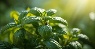 albahaca repelente natural