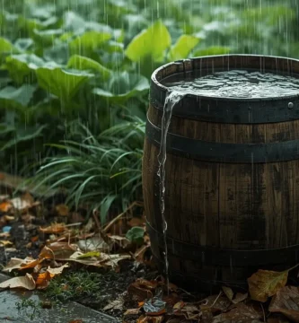 aprovechar lluvia en huerta