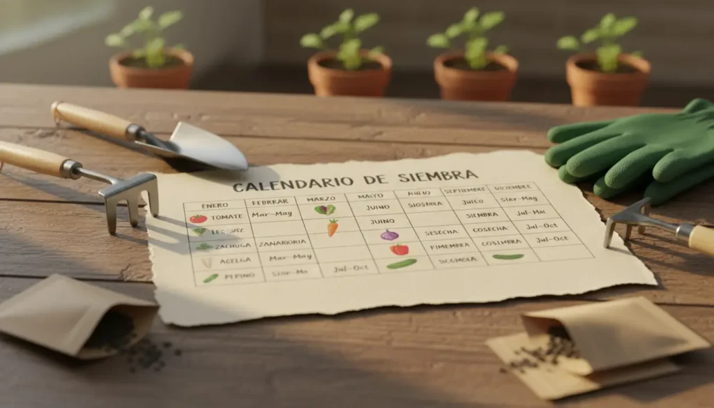 calendario siembra según clima