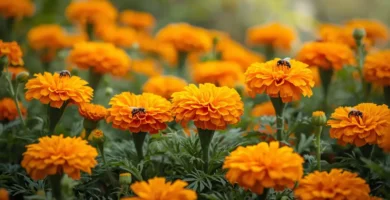 caléndulas flor repelente huerto