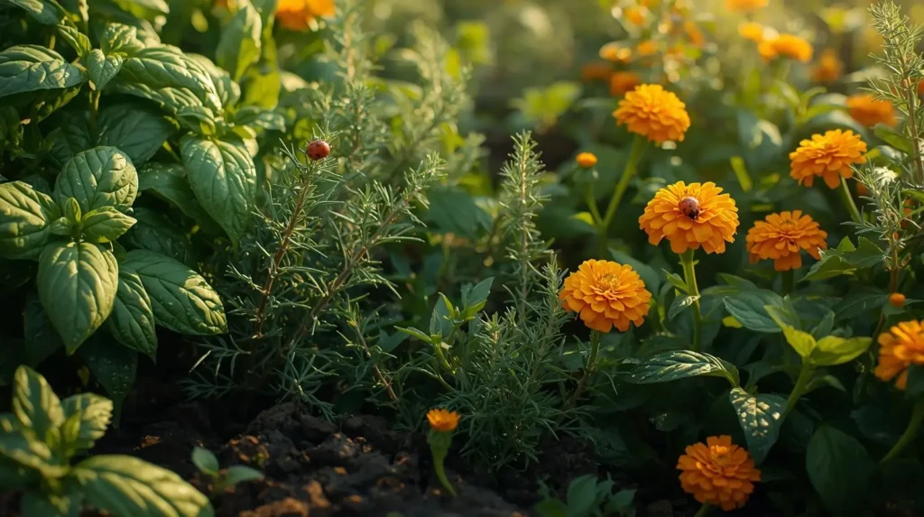 plantas repelentes huerto