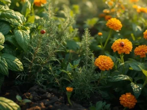 plantas repelentes huerto