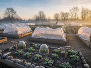 proteger huerto del frío