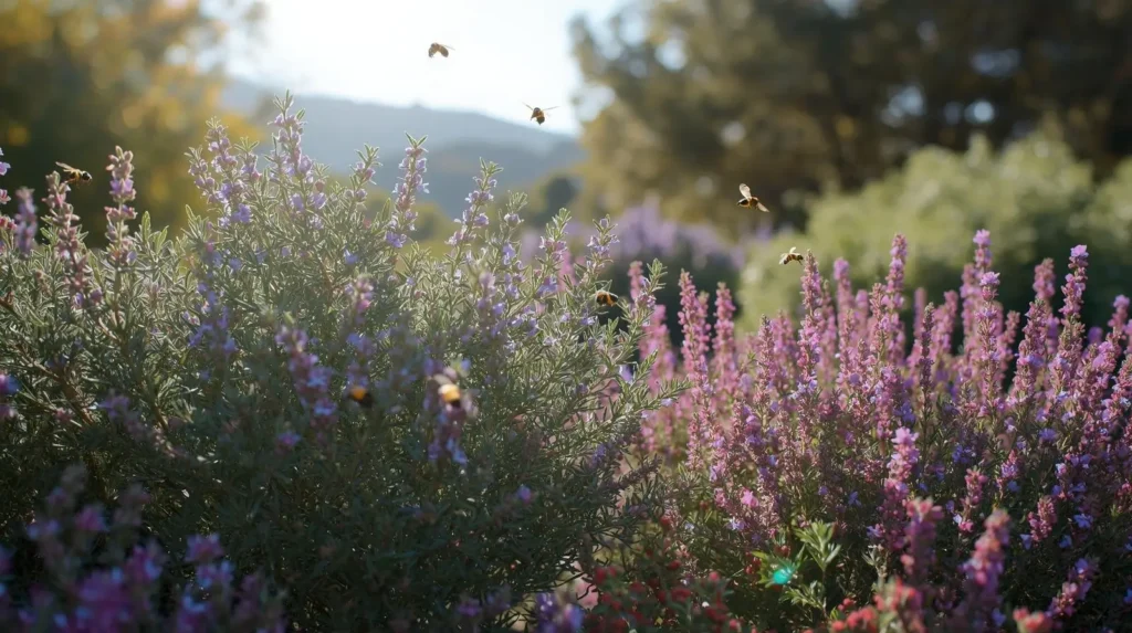 romero tomillo barreras aromáticas