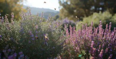 romero tomillo barreras aromáticas