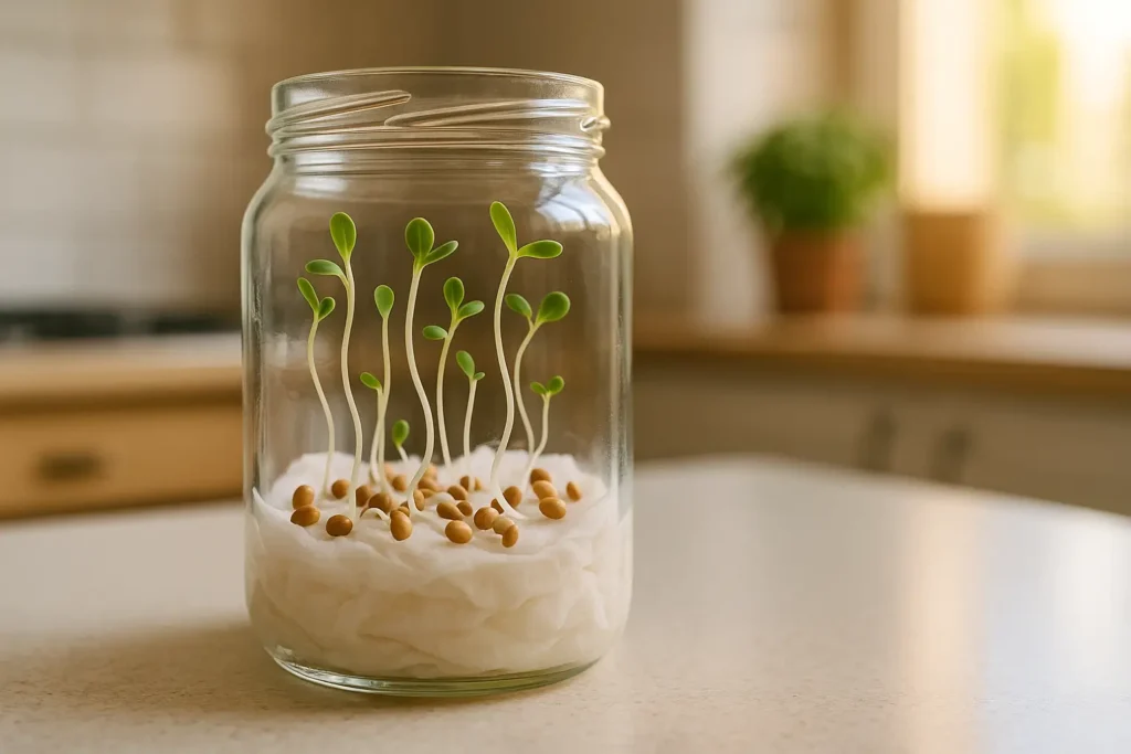 Cómo germinar semillas en papel de cocina sin usar tierra