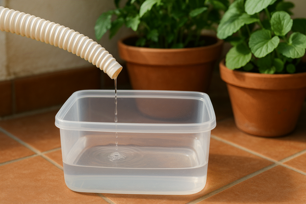 agua aire acondicionado huerta