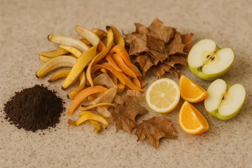 compost restos de cocina cafe cascaras huevo