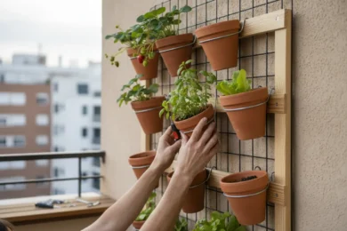 Huerto vertical en casa: cómo transformar tus paredes en vida verde
