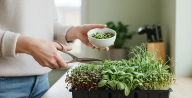 microhuerto exprés en casa