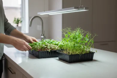 Mini huertos interiores: cómo cultivar dentro de casa sin sol directo