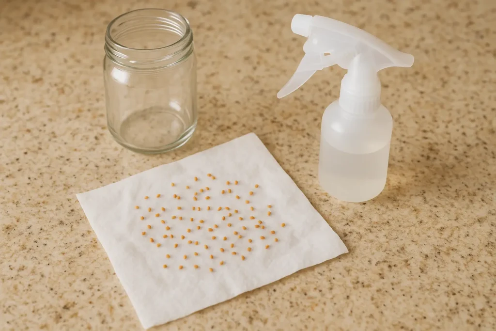 germinacion semillas papel cocina