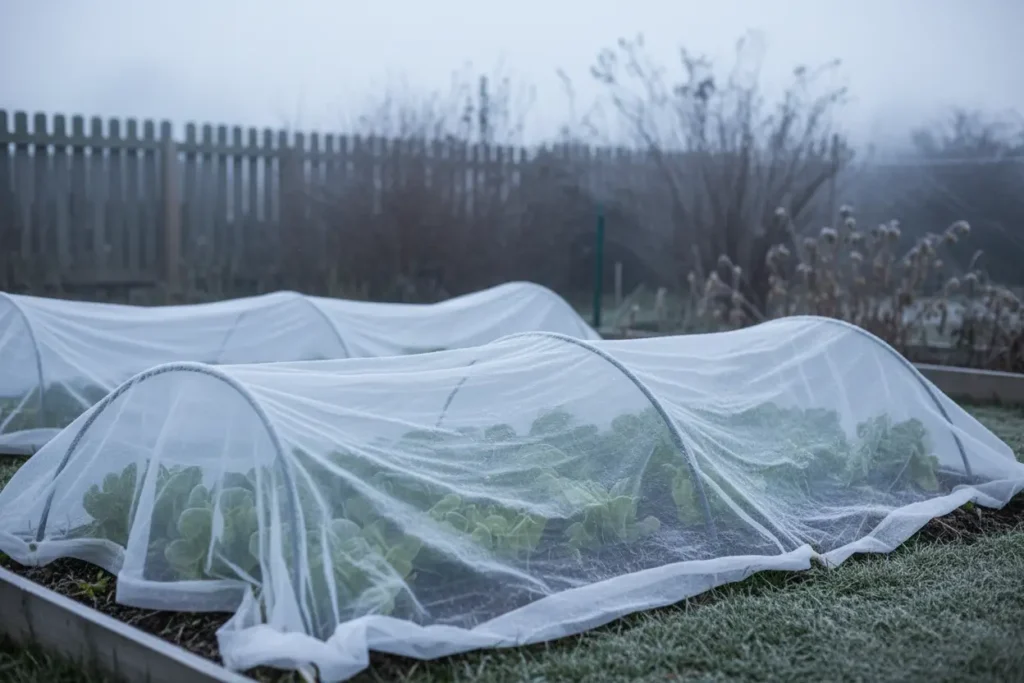 proteger huerto del frío