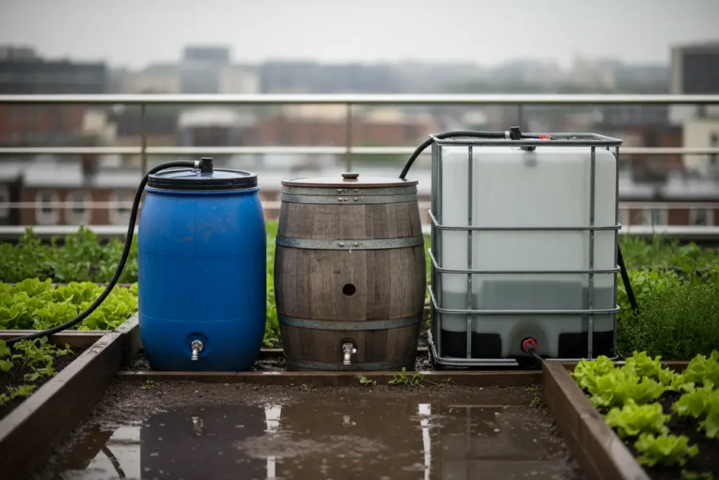 recolección agua de lluvi