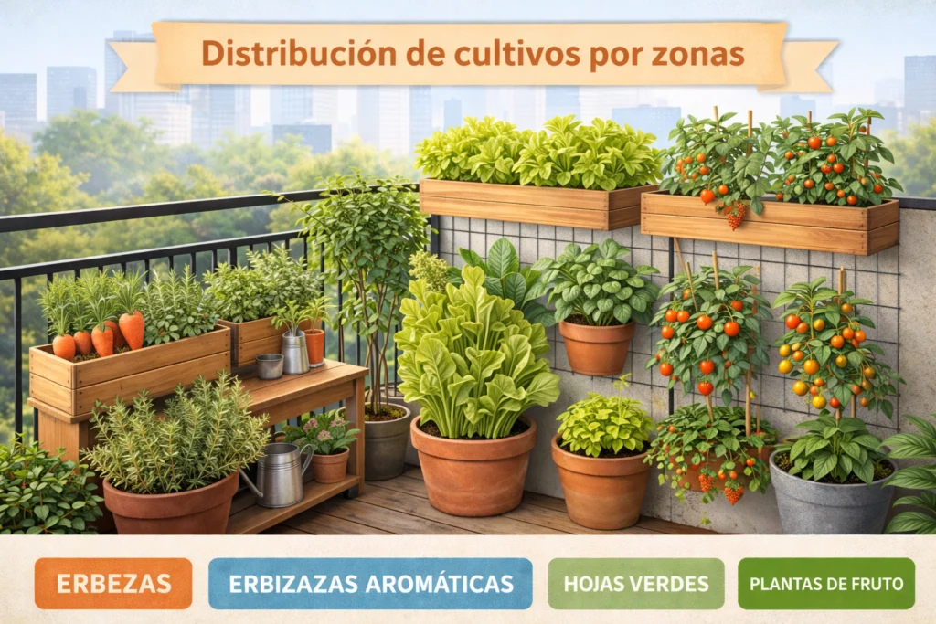 Huerto urbano en balcón - Balcón-huerto viral en 24 h: - Balcón