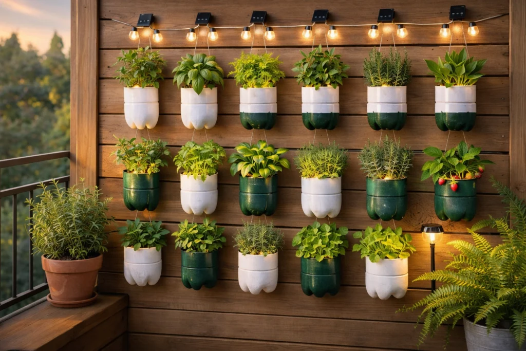 Huertos verticales materiales reciclados - Huertos verticales caseros: guía paso